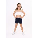 Toontoy Kız Çocuk Şort Lacivert 4 YAŞ