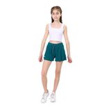 Toontoy Kız Çocuk Şort Petrol Mavi 10-11 YAŞ