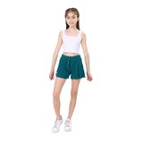 Toontoy Kız Çocuk Şort Petrol Mavi 13-14 YAŞ