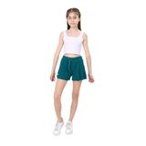 Toontoy Kız Çocuk Şort Petrol Mavi 4-5 YAŞ