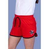 Toontoy Kız Çocuk Star Girl Nakışlı Şort Kırmızı 6-7 YAŞ