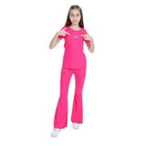Toontoy Kız Çocuk Storie Nakışlı Eşofman Takım Orkide 8-9 YAŞ
