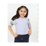TOONTOY Kız Çocuk Street Baskılı Tişört 12-13 Yaş, 12-13 Yaş, 22148, Mavi, Kız çocuk