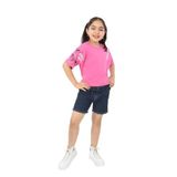 TOONTOY Kız Çocuk Street Baskılı Tişört 13-14 Yaş, 13-14 Yaş, 22148, Fuşya, Kız Çocuklar