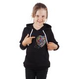 Toontoy Kız Çocuk Stronger Baskılı Sweatshirt - 3 Yaş - Siyah