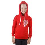 Toontoy Kız Çocuk Stronger Baskılı Sweatshirt Kırmızı 6 YAŞ