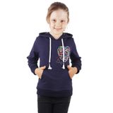 Toontoy Kız Çocuk Stronger Baskılı Sweatshirt Lacivert 6 YAŞ