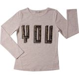 Toontoy Kız Çocuk Sweatshirt - 8 Yaş - Kahverengi