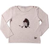Toontoy Kız Çocuk Sweatshirt Baykuş Nakışlı - 1 Yaş - Kahverengi