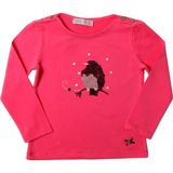 Toontoy Kız Çocuk Sweatshirt Baykuş Nakışlı - Fuşya - 1 Yaş - 86Cm Boy