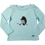 Toontoy Kız Çocuk Sweatshirt Baykuş Nakışlı - Mint Yeşili - 1 Yaş - 86Cm Boy