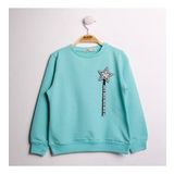 Toontoy Kız Çocuk Sweatshirt Göğsü Yıldız Nakış