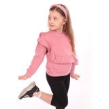 Toontoy Kız Çocuk Sweatshirt Gül Kurusu 7 YAŞ