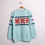 Toontoy Kız Çocuk Sweatshirt Never Baskı Mint Yeşili 10 Yaş - 140 cm Boy