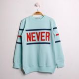 Toontoy Kız Çocuk Sweatshirt Never Baskı Mint Yeşili 10 YAŞ