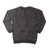 Toontoy Kız Çocuk Sweatshirt Renkli Angel Nakışlı Antrasit Melanj 10 YAŞ