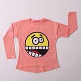 Toontoy Kiz Cocuk Sweatshirt Smile Baskili