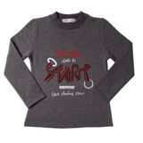 Toontoy Kiz Cocuk Sweatshirt Start Varak Baskili