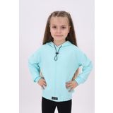 Toontoy Kız Çocuk Sweatshirt Su Yeşili 2 YAŞ