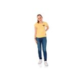 Toontoy Kız Çocuk T-Shirt Kalp Nakışlı Sarı 8 YAŞ K-131