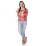 Toontoy Kiz Cocuk T-Shirt Komple Varak Baski Lazer Kesim