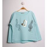 Toontoy Kiz Cocuk T-Shirt Pullu Nota Nakis