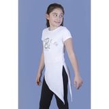 Toontoy Kız Çocuk T-Shirt What Baskı - 8 Yaş - Beyaz