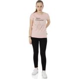 Toontoy Kız Çocuk T-Shirt Yıldız Taşlı - 8 Yaş - Pembe Melanj