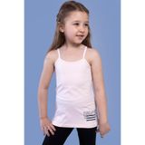Toontoy Kız Çocuk Taş İşlemeli Atlet Pudra 3 YAŞ