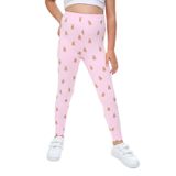 Toontoy Kız Çocuk Tavşan Baskılı Tayt Pembe 6 YAŞ