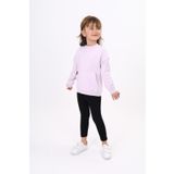 Toontoy Kız Çocuk Taytlı Takım Açık Lila 3 YAŞ