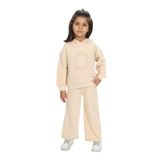 TOONTOY Kız Çocuk Teddy Bear Clup Baskılı Eşofman Takım 1 Yaş, 1 Yaş, 24647, Bej, kız-bebek