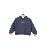 Toontoy Kız Çocuk Timeless Baskılı Sweatshirt Antrasit Melanj 8 YAŞ
