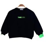 Toontoy Kız Çocuk Timeless Baskılı Sweatshirt Yeşil 10 YAŞ