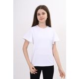 Toontoy Kız Çocuk Tişört Beyaz 8-9 YAŞ