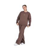 Toontoy Kız Çocuk Tonsürton Nakışlı Eşofman Takım - Kahve - 6 - 7 Yaş