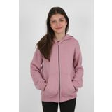 Toontoy Kız Çocuk TT Nakışlı Hırka Gül Kurusu 8-9 YAŞ