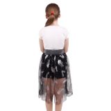 TOONTOY Kız Çocuk Tüy Baskılı Etek 12 Yaş, 12 Yaş, 12337-1, Sarı, Kız çocuk