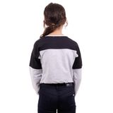 Toontoy Kız Çocuk Varaklı Girl Baskılı Sweatshirt - 8 Yaş - Siyah