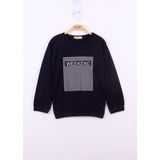 Toontoy Kız Çocuk Weekend Baskılı Sweatshirt - 7 Yaş - Lacivert