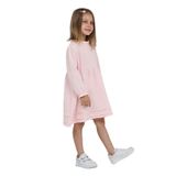 TOONTOY Kız Çocuk Yaka Fırfırlı Elbise, 2 YAŞ, 24812, Koyu Pembe, Kız Çocuklar