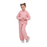 TOONTOY Kız Çocuk Yaka Nakışlı Eşofman Takım Açık Pembe 4 Yaş, 4 Yaş, 24813, Açık Pembe, kız-çocuk