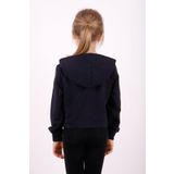 Toontoy Kız Çocuk Yazı Baskılı Sweatshirt - 10 Yaş - Lacivert