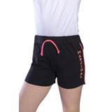 Toontoy Kız Çocuk Yazı Nakışlı Şort Siyah 6-7 YAŞ