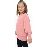 Toontoy Kız Çocuk Yıkamalı Nakışlı Sweatshirt