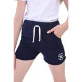 TOONTOY Kız Çocuk Yıldız Arma Nakışlı Şort 8 Yaş, 8 Yaş, 12469-, Lacivert, Kız çocuk