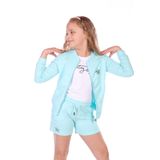 Toontoy Kız Çocuk Yıldız Baskılı Üçlü Şortlu Takım