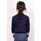 Toontoy Kız Çocuk Yıldızlı Dream Baskılı Sweatshirt - 10 Yaş - Lacivert