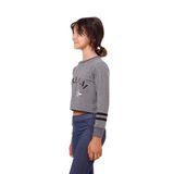 TOONTOY Kız Çocuk Yıldızlı Dream Baskılı Sweatshirt Antrasit Melanj, 8 Yaş, 12159-, Antrasit Melanj, kız-çocuk