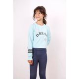 Toontoy Kız Çocuk Yıldızlı Dream Baskılı Sweatshirt Su Yeşili 10 YAŞ